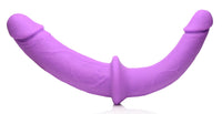 Silicone Double Dildo With Harness