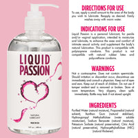 Liquid Passion Natural Lubricant - 16oz